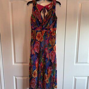 Siena Open Back Pleated Dress
